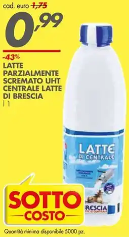 Italmark Latte parzialmente scremato uht centrale LATTE DI BRESCIA offerta