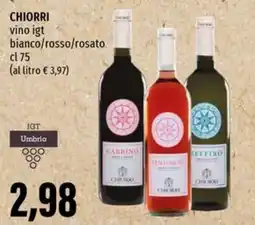 Emi Supermercati CHIORRI vino igt bianco/rosso/rosato offerta