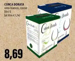 Emi Supermercati CONCA DORATA vino bianco, rosso offerta