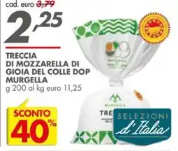 Italmark Treccia di mozzarella di gioia del colle dop MURGELLA offerta