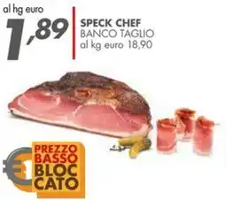 Italmark Speck chef BANCO TAGLIO offerta