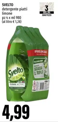 Emi Supermercati SVELTO detergente piatti limone offerta