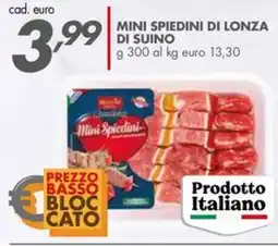 Italmark Mini spiedini di lonza di suino offerta