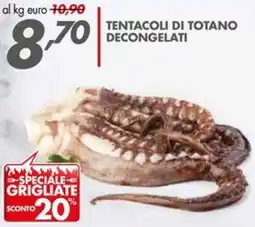 Italmark Tentacoli di totano decongelati offerta