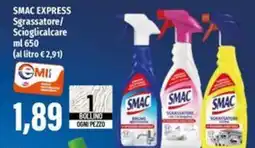 Emi Supermercati SMAC EXPRESS Sgrassatore/ Scioglicalcare offerta