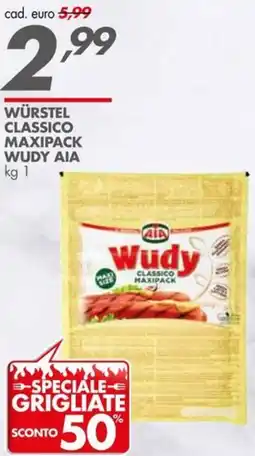 Italmark Würstel classico maxipack wudy AIA offerta