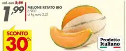 Italmark Melone retato bio offerta