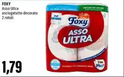 Emi Supermercati FOXY Asso Ultra asciugatutto decorato 2 rotoli offerta