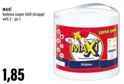 Emi Supermercati MAXÌ bobina super 600 strappi offerta