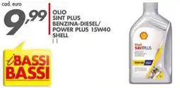 Italmark Olio sint plus benzina-diesel/ power plus 15W40 SHELL offerta