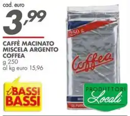 Italmark Caffè macinato miscela argento COFFEA offerta
