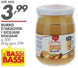 Italmark Burro d'arachidi i siciliani DOLGAM offerta