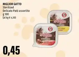 MIGLIOR GATTO Sterilized Delicato Patè assortito