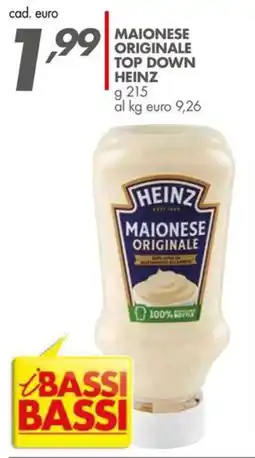 Italmark Maionese originale top down HEINZ offerta