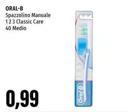 Emi Supermercati ORAL-B Spazzolino Manuale 123 Classic Care offerta