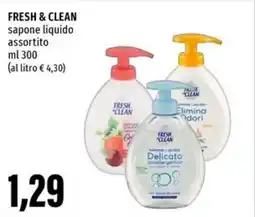 Emi Supermercati FRESH & CLEAN sapone liquido assortito offerta