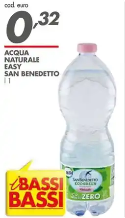 Italmark Acqua naturale easy SAN BENEDETTO offerta