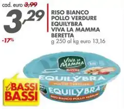 Italmark Riso bianco pollo verdure equilybra VIVA LA MAMMA BERETTA offerta