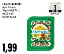 Emi Supermercati CAMOSCIO D'ORO AperiFresco Sapori dell'Orto offerta