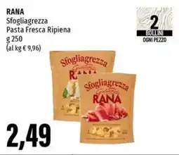 Emi Supermercati RANA Sfogliagrezza Pasta Fresca Ripiena offerta