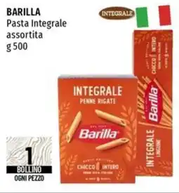 Emi Supermercati BARILLA Pasta Integrale assortita offerta