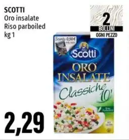 Emi Supermercati SCOTTI Oro insalate Riso parboiled offerta