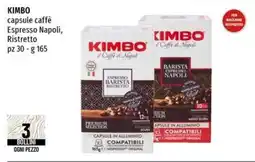 Emi Supermercati KIMBO capsule caffè Espresso Napoli, Ristretto offerta