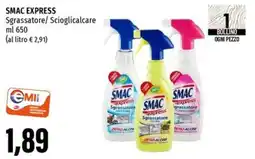 Emi Supermercati SMAC EXPRESS Sgrassatore/Scioglicalcare offerta