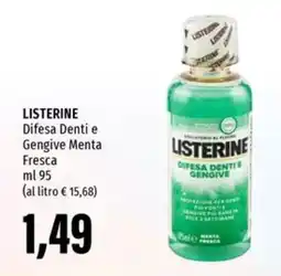 Emi Supermercati LISTERINE Difesa Denti e Gengive Menta Fresca offerta