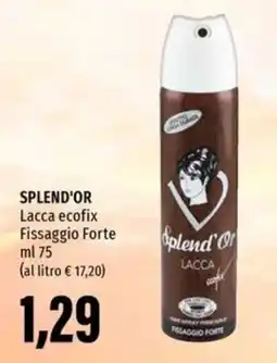 Emi Supermercati SPLEND'OR Lacca ecofix Fissaggio Forte offerta