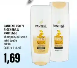 Emi Supermercati PANTENE PRO-V RIGENERA & PROTEGGE shampoo/balsamo mini taglie offerta