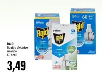 Emi Supermercati RAID liquido elettrico ricarica offerta