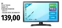 Emi Supermercati LG TV 24" TQ510S SMART TV-FUNZIONE MONITOR offerta