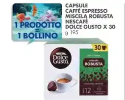 Italmark Capsule caffè espresso miscelą robusta NESCAFÉ DOLCE GUSTO offerta