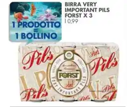 Italmark Birra very important pils FORST offerta