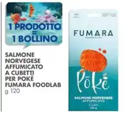 Italmark Salmone norvege`se norvegese affumicato a cubetti per poké fumara foodlab offerta
