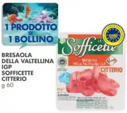 Italmark Bresaola della valtellina igp sofficette citterio offerta