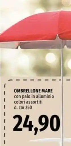 Emi Supermercati OMBRELLONE MARE con palo in alluminio offerta