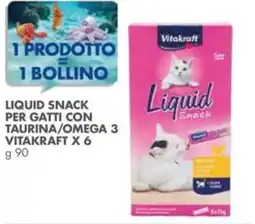 Italmark Liquid snack per gatti con taurina/omega 3 VITAKRAFT offerta