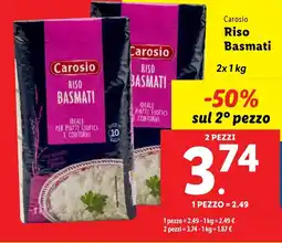 Lidl Carosio Riso Basmati offerta