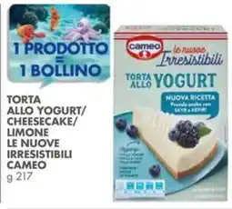 Italmark Torta allo yogurt/ cheesecake/ le nuove irresistibili CAMEO offerta