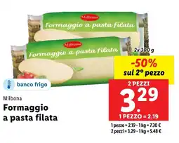 Lidl Milbona Formaggio a pasta filata offerta