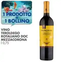 Italmark Vino teroldego rotaliano doc MEZZACORONA offerta