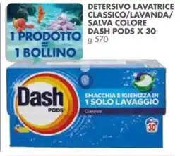 Italmark Detersivo lavatrice classico/lavanda/ salva colore DASH PODS offerta