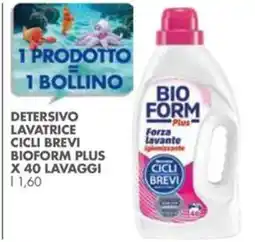 Italmark Detersivo lavatrice cicli brevi BIOFORM PLUS offerta