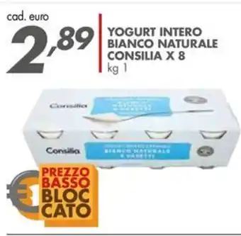 Italmark Yogurt intero bianco naturale CONSILIA offerta