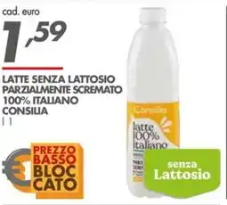 Italmark Latte senza lattosio parzialmente scremato italiano CONSILIA offerta