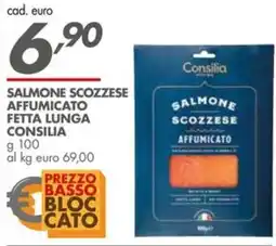 Italmark Salmone scozzese affumicato fetta lunga CONSILIA offerta
