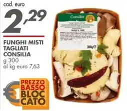 Italmark Funghi misti tagliati CONSILIA offerta