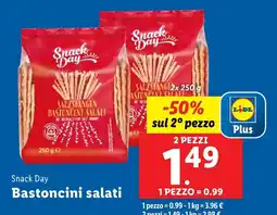Lidl Snack Day Bastoncini salati offerta